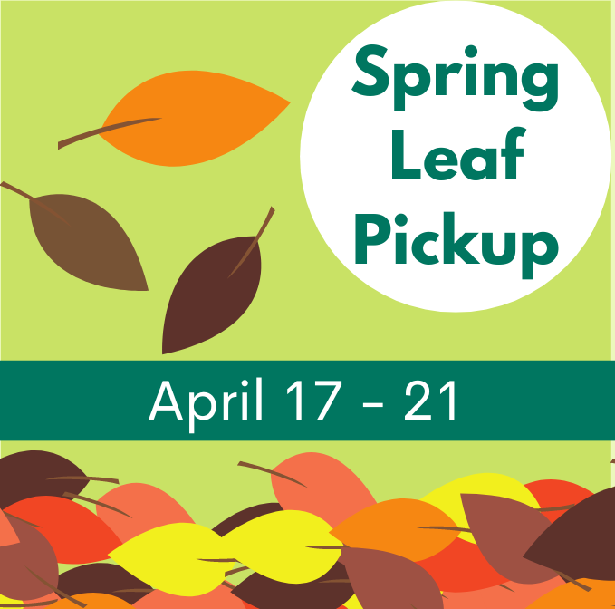 Spring leaf pickup program coming soon! City of Vernon